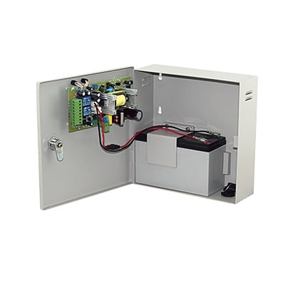 Fuente de Poder Profesional de 1 Salida de 11-15 Vcc / 3 Amper / Temporizador Integrado / Soporta Batería de Respaldo (No Incluida) / Voltaje de Entrada: 96 - 264 Vca